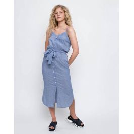 Ichi BOHA 19054 Mid blue Striped L