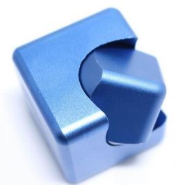 Spinner Cube - kovová antistresová kostka modrá
