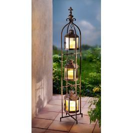 Lucerny - Trio s LED svíčkami