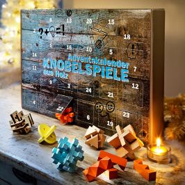 Adventní kalendář Dřevěné hlavolamy